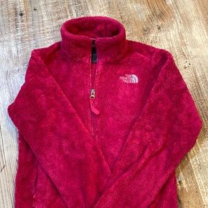 North face fuzzy jacket